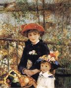 Pierre-Auguste Renoir On the Terrace oil painting reproduction